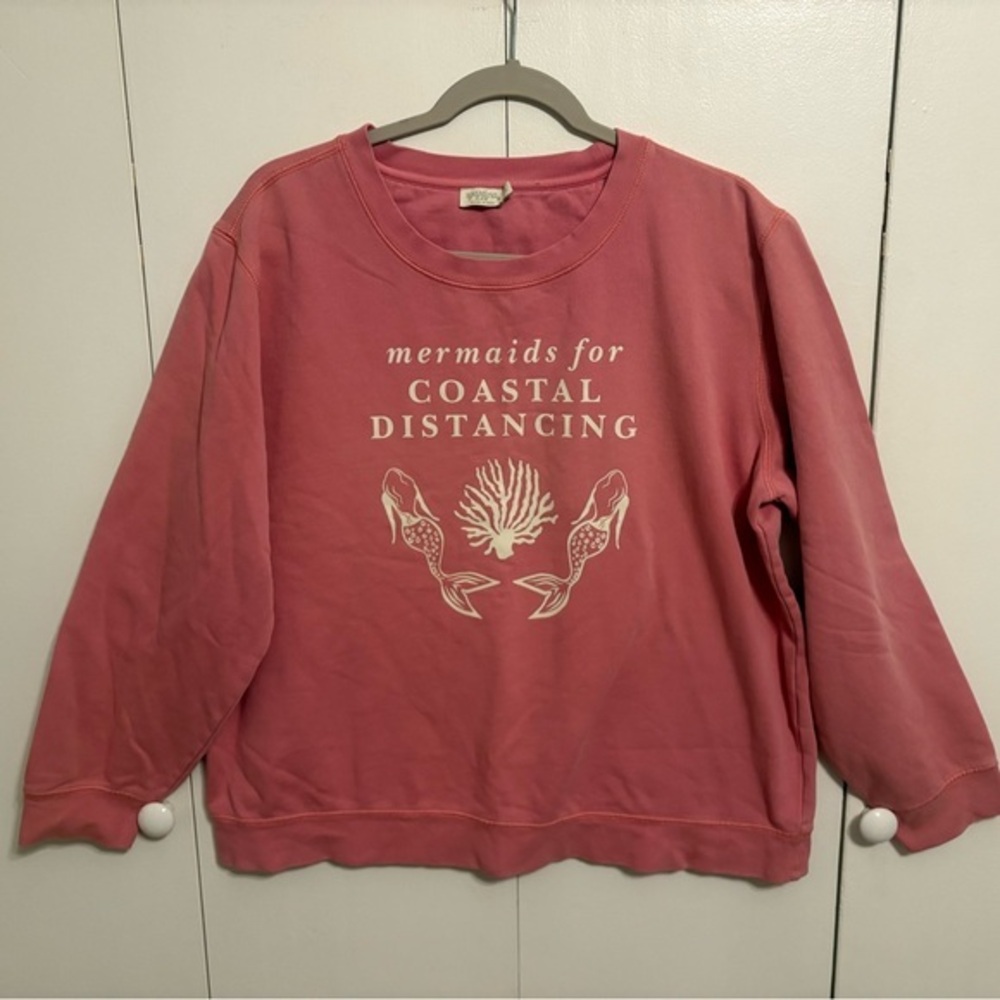 Spartina 449 "Mermaids for Coastal Distancing" crew neck sweatshirt